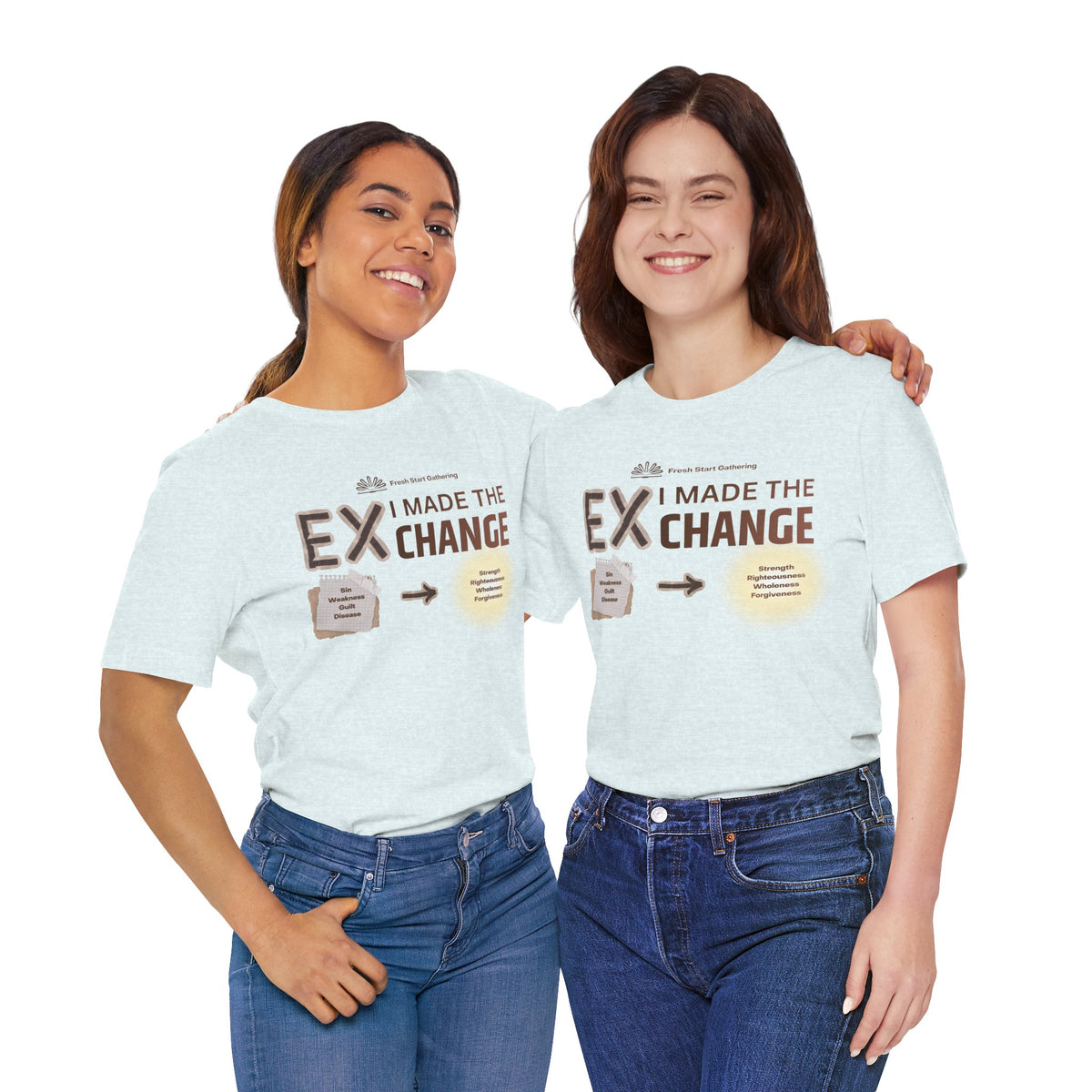 I Made the Exchange Tee - Faith & Testimony Shirt | Fresh Start Gathering 2026