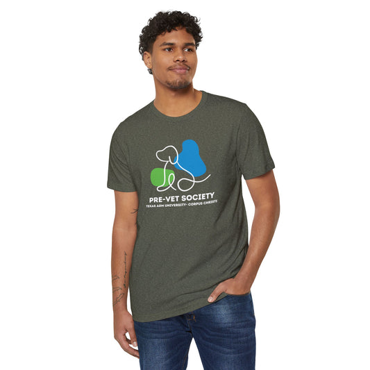 Pre-Vet Society Logo Bella Canvas Recycled Organic T-Shirt Unisex