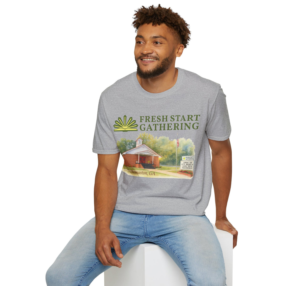 FSG Tshirt- Watercolor Church