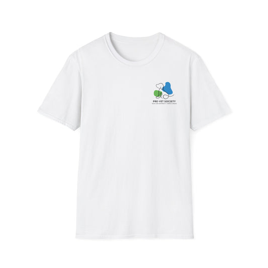 Pre-Vet Society Logo Front, Animal Anatomy Back, Gildan Softstyle T-Shirt Unisex