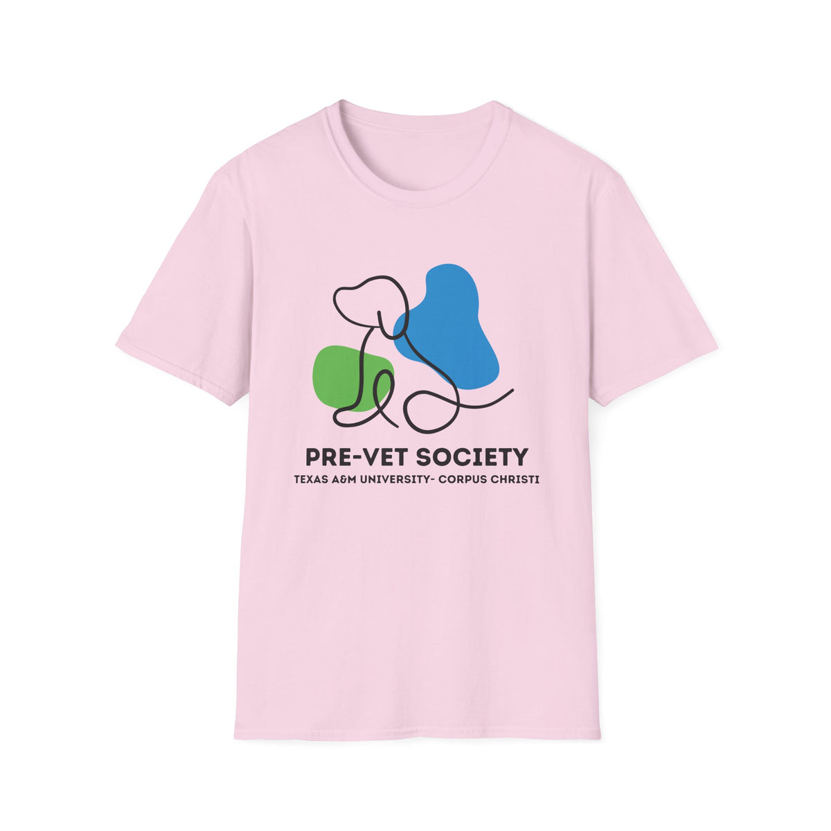 Pre-Vet Society Logo Unisex Gildan Softstyle T-Shirt