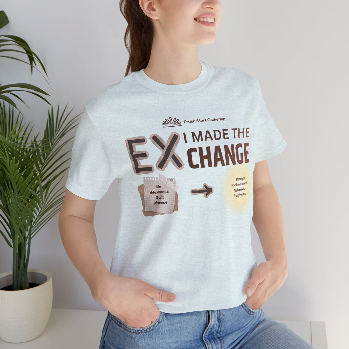 I Made the Exchange Tee - Faith & Testimony Shirt | Fresh Start Gathering 2026