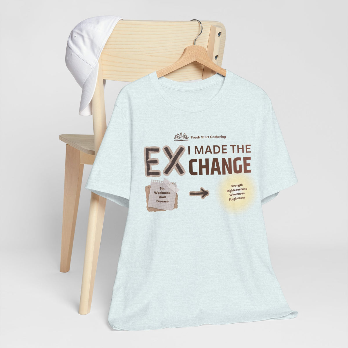 I Made the Exchange Tee - Faith & Testimony Shirt | Fresh Start Gathering 2026