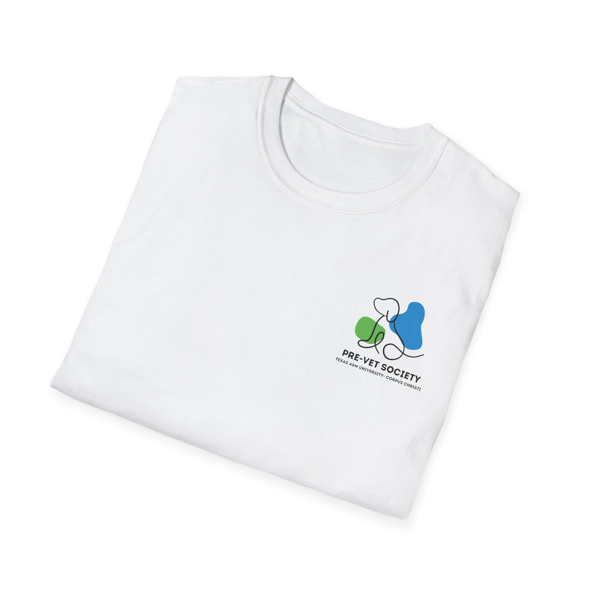 Pre-Vet Society Logo Front, Animal Anatomy Back, Gildan Softstyle T-Shirt Unisex