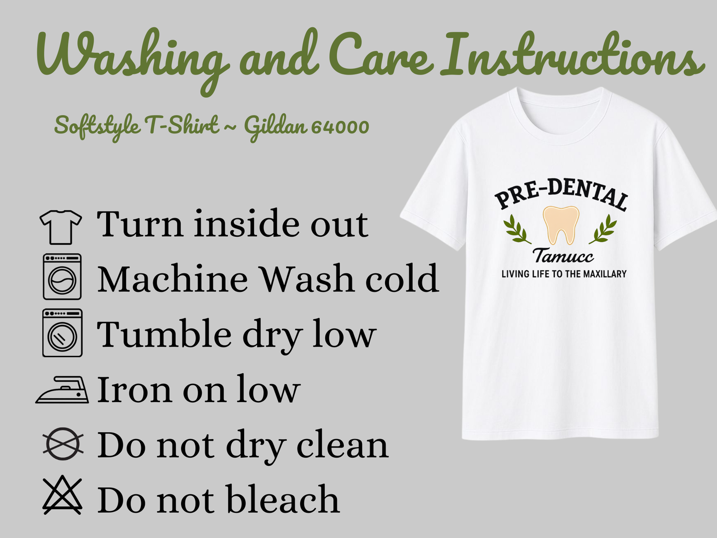 🦷 Pre-Dental Society TAMUCC T-Shirt | Living Life to the Maxillary