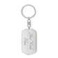 Ameritex Dumpsters Surgical Steel Personalized Keychain