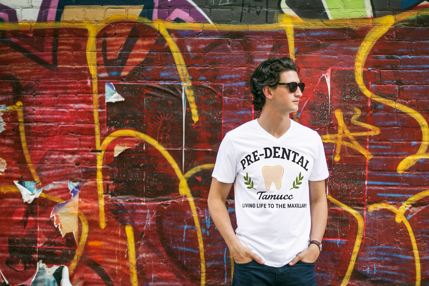 🦷 Pre-Dental Society TAMUCC T-Shirt | Living Life to the Maxillary